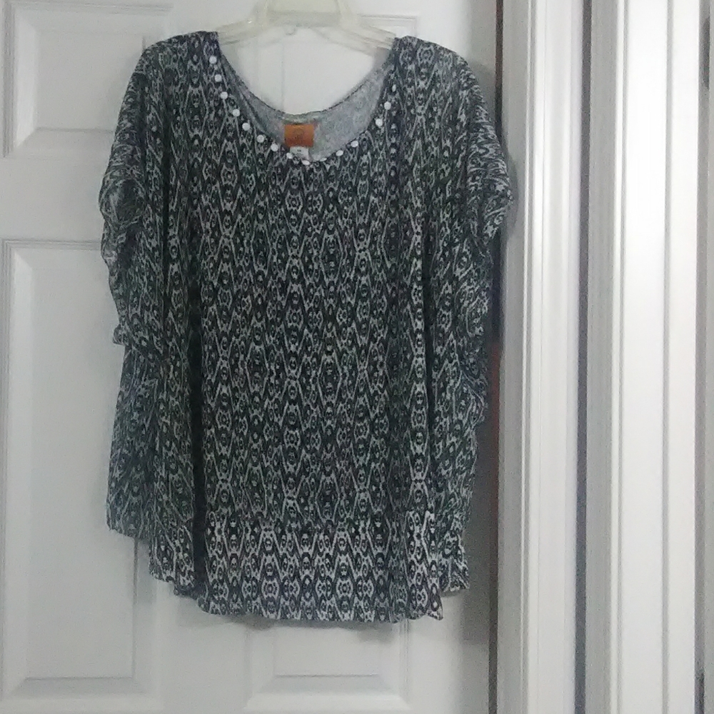 Ruby Red woman blouse